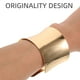 thumbnail image 5 of BRIGHTFUFU 2 piezas de pulsera para mujeres pulseras de brazalete de metal decoración de brazalete anchas hembras, 5 of 8