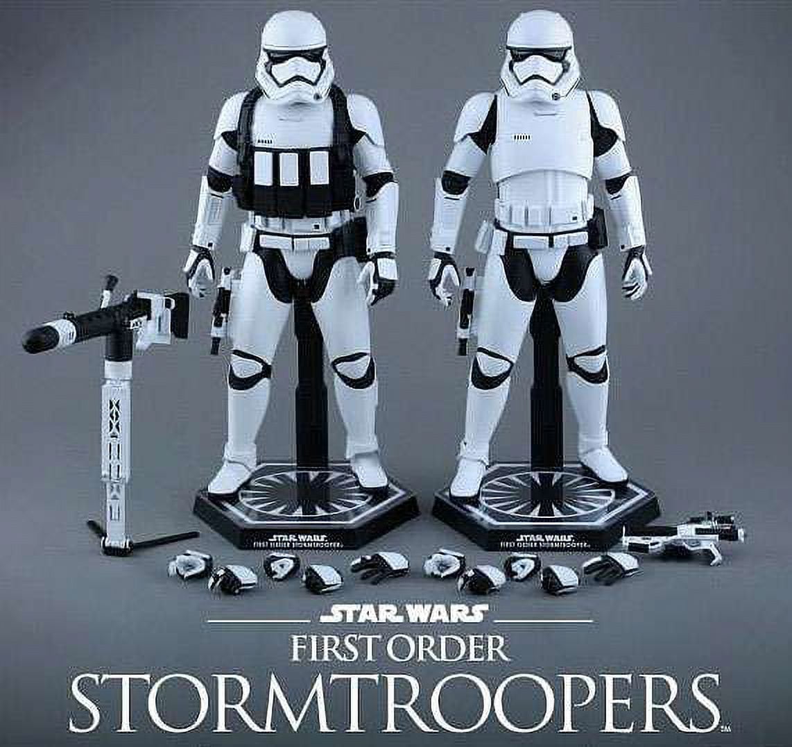 Star Wars The Force Awakens First Order Stormtrooper & Heavy Gunner Collectible Figures