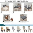 CACKitchen Chairs Set of 4 Universal Chair Cover Home Chair Cover (4