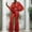 Red, variant on Pyhlmscde Women's Sequins Deep V Neck Open Back Jumpsuit, Jumpsuits for Women, Two Piece Sets for Women Summer, Overalls for Women
