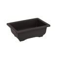 thumbnail image 1 of Yuedong Plant Pot Bonsai Training Pots with Tray Flower Pot Square Succulent Potted Plants Plant Pot for Garden, Living Room and Office-Black,6 Size, 1 of 15