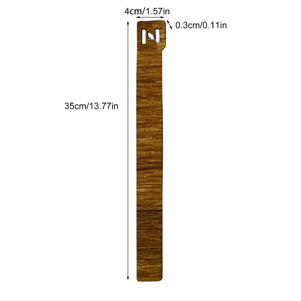 4Pcs Vintage Wood Bookmarks Reading Aids for Teacher Student Kids