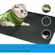 thumbnail image 3 of Alfombrilla para arena para gatos de EVA antideslizante de doble capa, alfombrilla para mascotas, alfombrilla para perreras, alfombrilla para arena que cae, suministros para mascotas (M (gris 46 × 60, 3 of 5