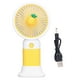 thumbnail image 1 of Mini Handheld Fan Cartoon Design Strong Wind USB Rechargeable Mini Portable Fan for Travel Office Home, 1 of 5