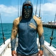 thumbnail image 4 of Yaoyar Fishing Shirts for Men Novelty Fish Graphic Long Sleeve Shirt UPF 50+ UV Sun Protection SPF Tops for Workout Hiking, 4 of 5
