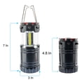 thumbnail image 5 of Collapsible Camping Lantern Flashlight COB LED Emergency Light - Magnetic Base, Flashlight, RED SOS & Emergency Light, Handle & Hanging Hook, 5 of 7