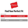 thumbnail image 3 of Hanes Ultimate Men's Cushion Crew Socks 10-Pack Black 6-12, 3 of 3