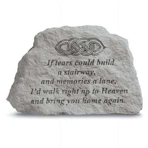 Kay Berry- Inc. 70020 If Tears Could Build A Stairway - Celtic Knot Memorial - 6.5 Inches x 4.5 Inches x 1.5 Inches