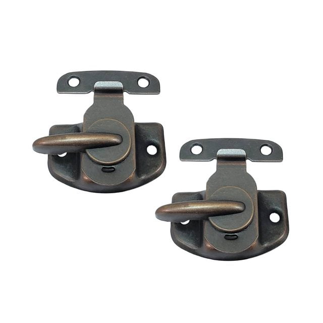 Lot De 2 Verrous De Sécurité Pour Fenêtre Avec Limiteur, Noir | Leroy