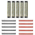 thumbnail image 2 of jiaping 5 Sets of 600V 15Amp 2-Rows 12-Positions Screw Wire Terminal Strip Barrier Block, 2 of 9