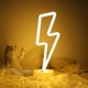 thumbnail image 5 of lampe Au Non En Forme De Foudre Led Alimente Par Batterie/usb Art Blanc Chaud Dcoration De Veilleuse Led Dcoration De Table Pour Salon, Bureau,, 5 of 5