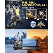 Ulefone Armor 34 Plus 5G Rugged Phone, 32GB/512GB, 25500mAh 66W, Android 15, 6.95-inch screen,Black