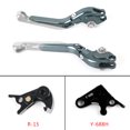 thumbnail image 2 of Levier de Frein Réglable pour Yamaha MT-09 Tracer 900/GT 21-22 YZF R6 17-20 Argent, 2 of 10
