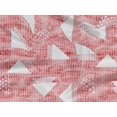 thumbnail image 5 of oneOone Rayon Medium Pink Fabric Texture & Triangle Geometric Sewing Craft Projects Fabric Prints By Yard 56 Inch Wide, 5 of 5
