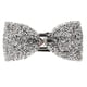 thumbnail image 1 of Pajaritas ajustables con brillantes de diamantes de imitación para hombre de Lovoski para bodas y fiestas Plata, 1 of 9