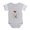 Heather Grey, variant on CafePress - Jack Russell Terrier - Cute Infant Baby Football Bodysuit