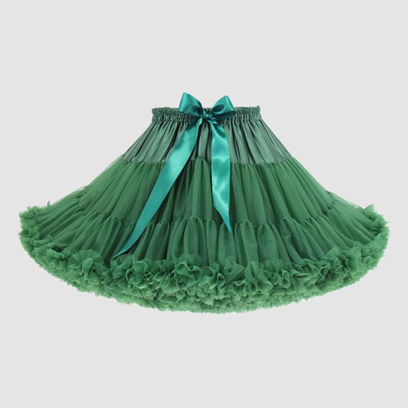 Adult Standard Soft Girl Mesh Puff Skirt Dance Ballet Tutu Violent Cotton Skirt Support