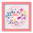 thumbnail image 4 of Mainstays Kids Flowers and Mushrooms 2-Piece Framed Wall Art Set, 4 of 8