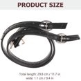 thumbnail image 2 of Friction Reduction Strap for Shoes Black Microfiber Designed for Dancing 2 Pairs, 2 of 5