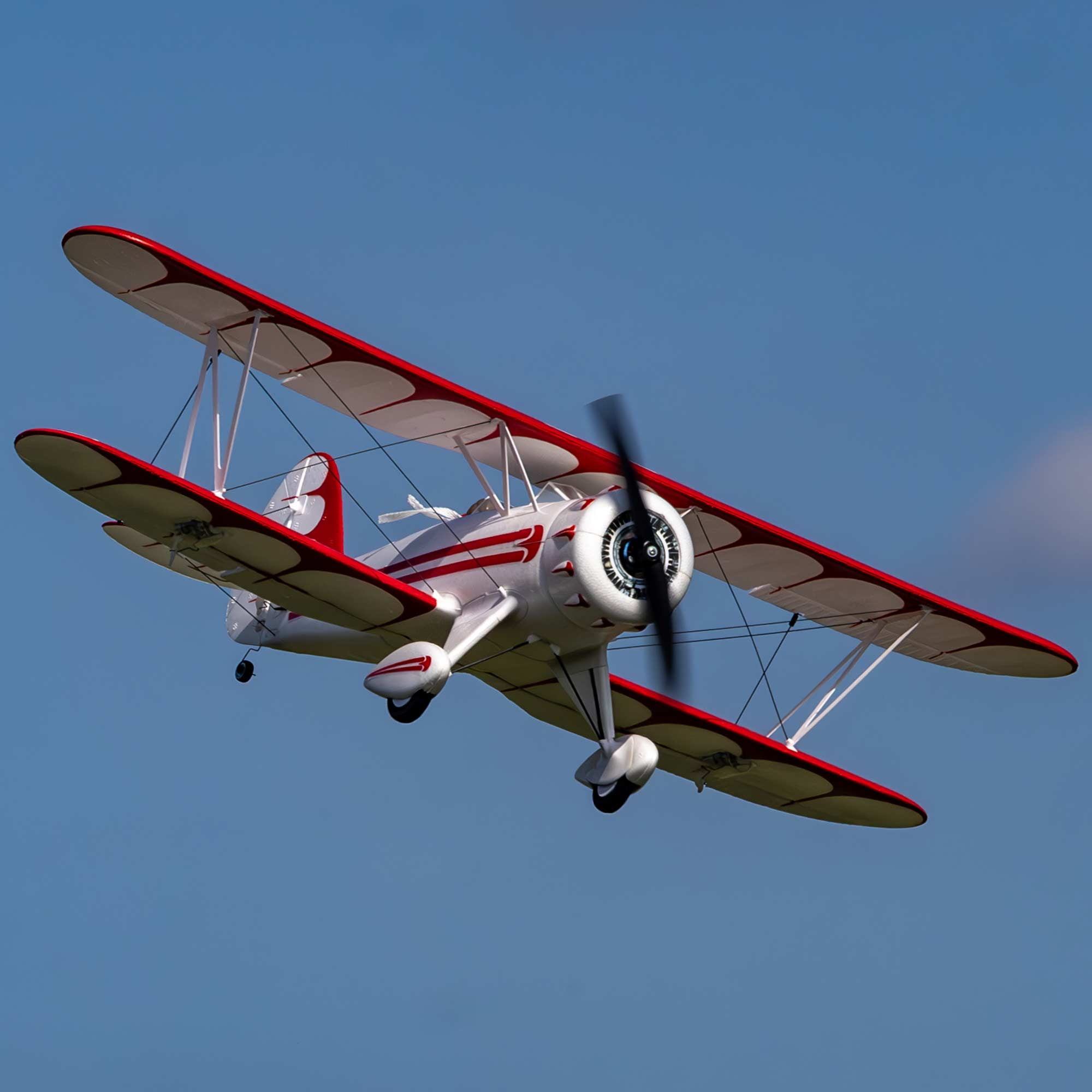 E-flite RC Airplane UMX WACO White BNF Basic Transmitter Battery and Charger Not Included with AS3X & SAFE EFLU53550