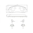 thumbnail image 5 of Winstop Brake Pad Set, Front WS.1333.0.M, Ford F-250 Super Duty 2011-2008, 5 of 5