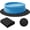 Black - Round, variant on 10 FT Round Pool Liner Pad for Above Ground Swimming Pools - Protects Pool Liner Outdoor Pool Mat for Pool Bottom Liner Protector to Prevent Punctures Extend Liner Life