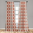 thumbnail image 5 of Ambesonne Southwestern Curtains, Aztec Folk Art, Pair of 28"x63", Brown Seafoam, 5 of 5