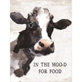 thumbnail image 2 of Great Art Now In the Moo-d for Food by Lettered & Lined, Framed Wall Art, 16.5W x 21.5H, 2 of 2