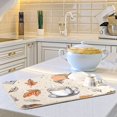 thumbnail image 6 of Yayeee Dish Drying Mat for Kitchen Counter 16"x18" Microfiber Absorbent Pad, Fall Coffee, 6 of 7