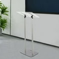 thumbnail image 3 of Acrylic Podium Lecterns Clear Podium Stand Floor Standing Podium Desk 30-90°, 3 of 16
