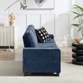 thumbnail image 3 of S-HOME 83.86" 3-Seater Corduroy Sofa in Modern Design Perfect for Living Room Bedroom Office，Blue, 3 of 12
