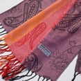thumbnail image 2 of Bufanda Blancho Bedding PA-A82-2 con borlas de cachemir rosa, 2 of 5