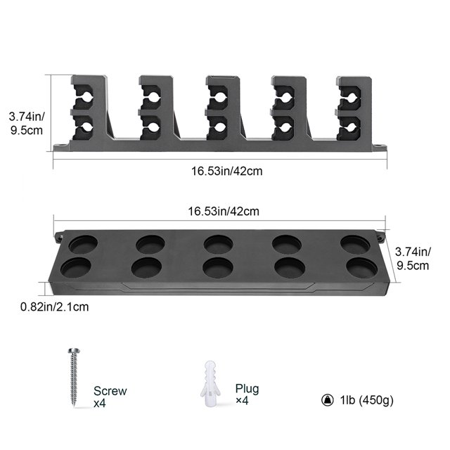 Soportes Para Cañas De Pescar Booms Kits de soporte para caña de pescar Soporte de caña de pescar montado en la pared vertical Tackle Sywqhk Para Estrenar