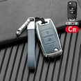 thumbnail image 4 of Car key cover case skin holder set protector fob for Changan CS75 EADO CS35 RAETON CS15 V3 V5 V7 2button remote key Holder Shell, 4 of 10