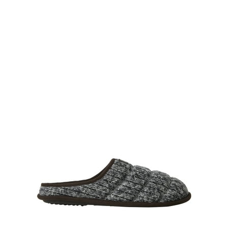 DF by Dearfoams Men's Knit Scuff Slippers