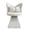 White, variant on SAYGOGO Butterfly Back Vanity Chair, 360° Swivel, Chenille Velvet, Green