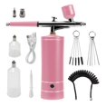 thumbnail image 1 of Kit d'Aérographe Portable Rechargeable avec Compresseur Mini Pulvérisateur Sans Fil pour Manucure Art Gâteau Peinture Maquillage, Réglable, 1 of 7