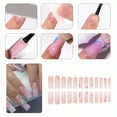 thumbnail image 6 of RAGUPEL 24Pcs Glue on Nails for Women,Pearl Accents Square Nail Tips,3D Hollow Butterfly Nail Press Ons,Press on Nails Summer for Dating,Party,Taking Pictures,Daily Life,Style1, 6 of 7