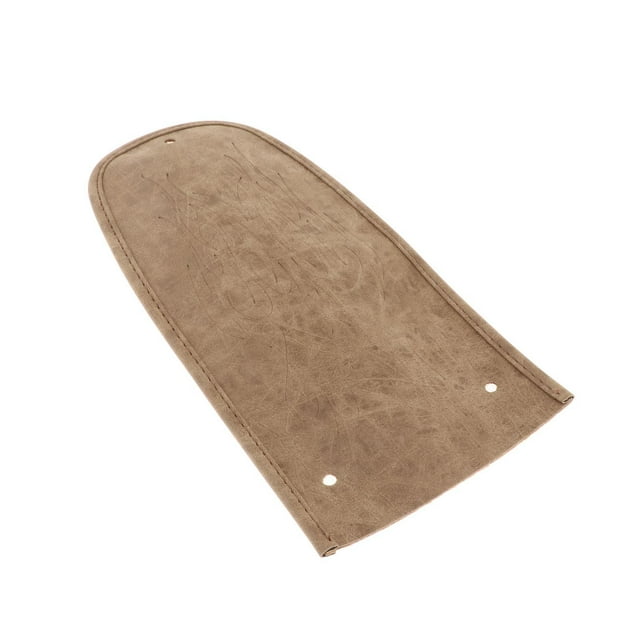Protector de pechera de cuero decorativo para motocicletas, duradero Marrón Llama