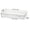 B, variant on Extra Large Stackable Translucent Plastic Pencil Box, Clear Stationery Organizer Case with Snap-Tight Locking Handles, Office Art Supplies Storage Container