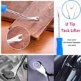 thumbnail image 5 of Juego de 4 Herramientas para Quitar Grapas y Clavos de Tapicería y Reparación, para Muebles, Suelos, y Marcos de Cajas de Madera, 5 of 5