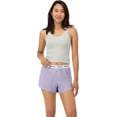 thumbnail image 2 of Hanes Women's Originals Comfywear Rib Crop Tank and Sleep Shorts, 2-Piece Set, 2 of 4