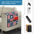 thumbnail image 6 of TSOVTHRID American Flag Grid Print Sofa Arm Cover Soft Couch Arm Protector, Arm Cover for Recliner, Furniture Protector for Leather Sofa Couch 4th of July Patriotic Living Room Decoration, 6 of 8