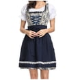 thumbnail image 2 of Fankiway Costume de Femme, Jupe de Servante, Robe de Cosplay, Vêtements d'Action, Robes pour Femmes Grande Taille, Robes d'Été à Manches Courtes, 2 of 9