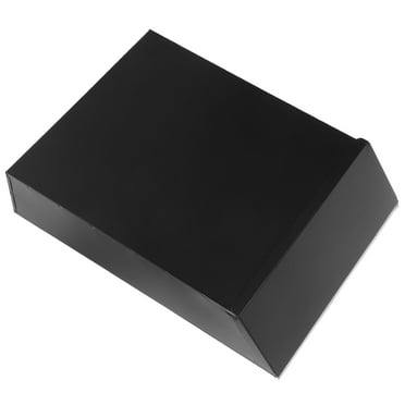 Milisten Black Wall Mount Mailbox - Outdoor Mail Storage Box for Home and Office Secure Mail Collection