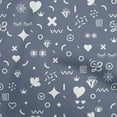 thumbnail image 1 of oneOone Tissu Polyester Spandex Violet Matériel de Robe Imprimé Tissu au Mètre 56 Pouces de Large, 1 of 4