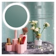 thumbnail image 1 of LED Makeup Mirror Desktop Lamp USB Charging Light Touch Dimme Cosmetic Mirror With Storage Makeup Natural Light Vanity Mirrors ,Widely Use, 1 of 7
