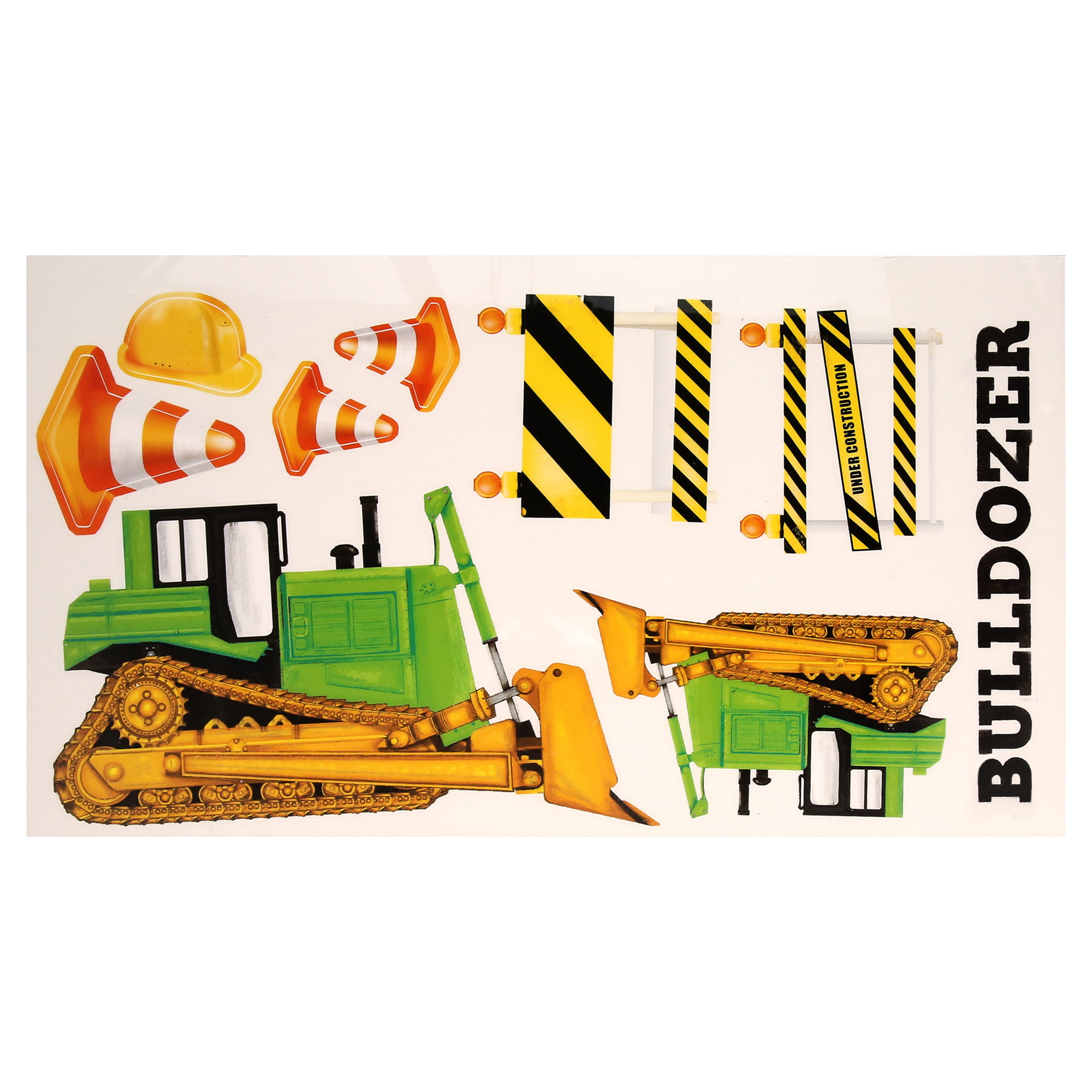 RoomMates RMK2330SCS  Construction Trucks Peel and Stick Wall Decals 