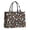 Vintage Halloween Scene, variant on Large Capacity Tote Bag,Vintage Halloween Elements Pattern Handbag Fashion Luxury Tote Bag,15.7"x13"x 5.1" Inches,Laptop Compatible
