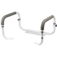 thumbnail image 1 of Barra de seguridad para inodoro Carex Health Brands blanca de aluminio/plástico, 1 of 4